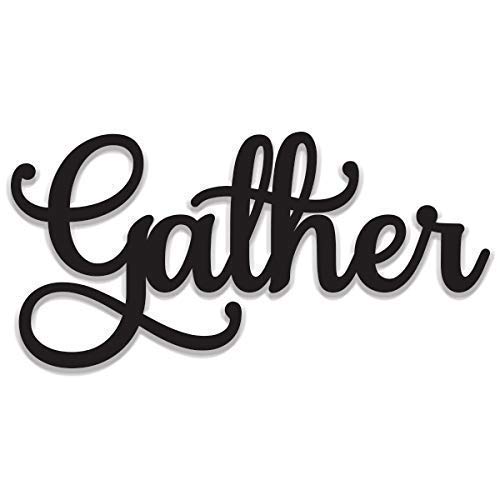 Gather sign, Wood Gather Wall Decor
