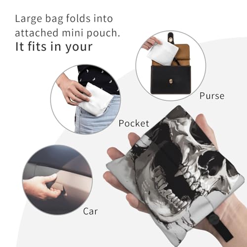 Jolis sacs de courses lavables style gothique pour vos marchés et sorties - 4