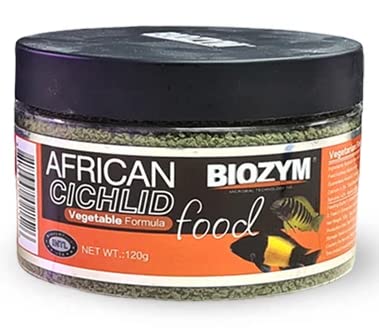 Biozym Aquarium Fish Food for African Cichlids (Vegetable Formula) | Size: 120 Grams | Type: Granules (1mm) | Indian Fish Monsters (IFM) (B0BD56GMY3) Amazon Price History, Amazon Price Tracker