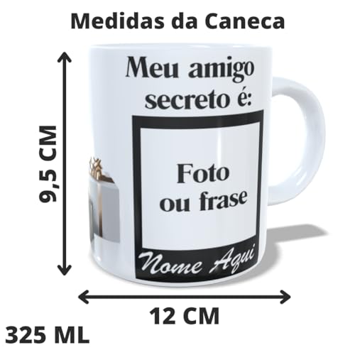 Caneca Personalizada com Foto para Amigo Secreto - Melhor Amigo Secreto de Todos