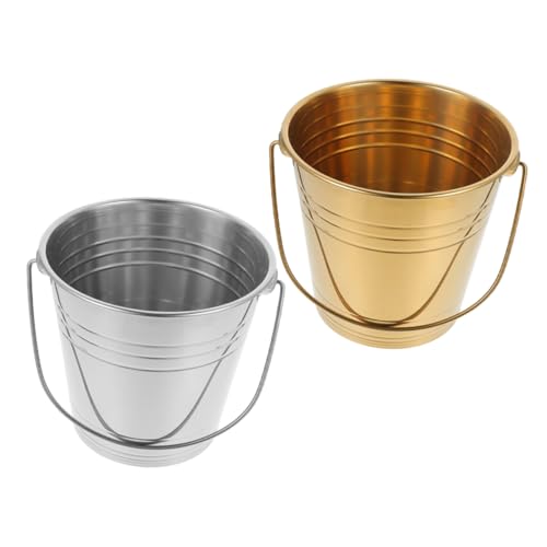 PRETYZOOM Stainless Ice Cube Container for Beer Juice Multi-functional Bar Supply