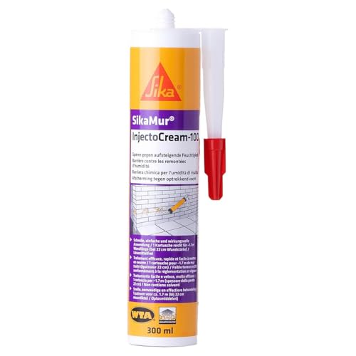 SIKA – Bohrlochinjektion – SikaMur InjectoCream 100 Weiß – ideal zur...