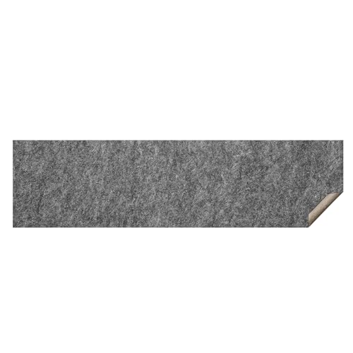 VEVOR sous-Tapis Antidérapant, Coussin de Protection de Tapis, 63,5x240 cm, Épaisseur 6 mm, Double Surface, Feutre Polyester + Latex, Gris, Zone de Couverture 1-2 ㎡,...