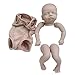 POHOVE Reborn Doll Kit, 19 pulgadas sin pintar Reborn Baby Doll Kit, completo extremidades de vinilo, muñeca de bebé recién nacido, realista, tacto suave para hacer muñecas, regalo de niños