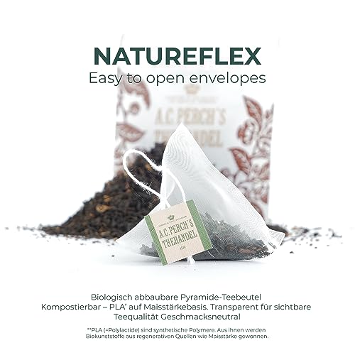 A.C. Perchs Tee | Rooibos Vanilla | Aromatischer Südafrikanischer Rooibostee mit Vanille, Sahne und Weißem Schokoladengeschmack | 25 Teebeutel (1X Geschenkpackung) | Royal Tea | Seit 1835