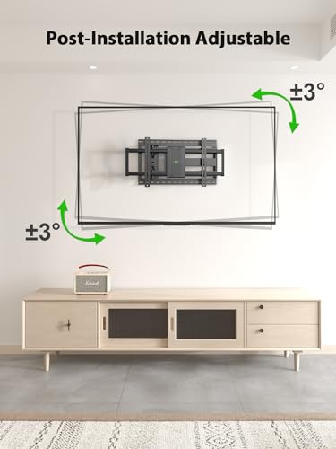 Usx Mount Long Arm Full Motion Tv Wall Mount For Most 42-90 Inch Tv 40 Inch Extension Tv Mount,Wall Mount Tv Bracket With 90°Swivel Up To 150Lbs Fits 16 Inch 18 Inch 20 Inch 24 Inch Stud Vesa 800X400Mm Xml035… thumb #6