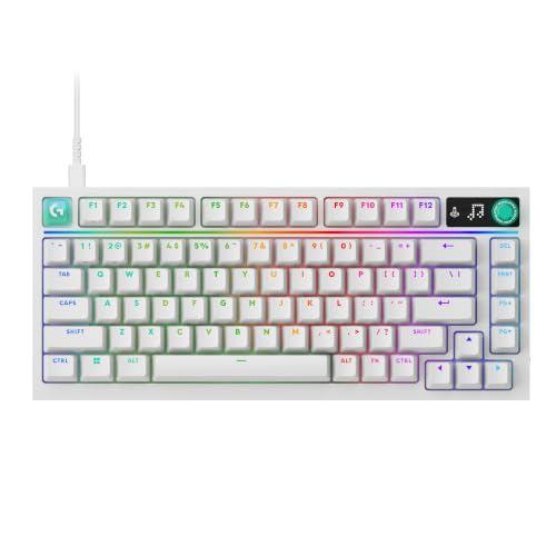 Logitech G316 X 75 Gaming Keyboard, Tactile Switches - White - image 1
