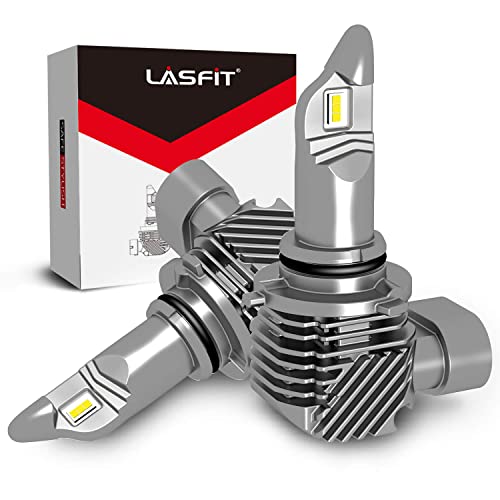 Lasfit 9145 H10 9140 Led Fog Light Bulbs Fanless, Flip Chips 4000Lm 6000K Cool White, Non Polarity, All In One Halogen Replacement For Fog Lights, Plug And Play, Pack Of 2 #TOP20