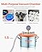 VEVOR 1.5 Gallon Vacuum Chamber and 3.5 CFM Pump Kit, Stainless Steel Chamber, Single Stage Vacuum Pump Degassing Chamber Kit, with Acrylic Lid, Oil, 4.92 ft Hose, for Degassing Resin Silicone Epoxies
