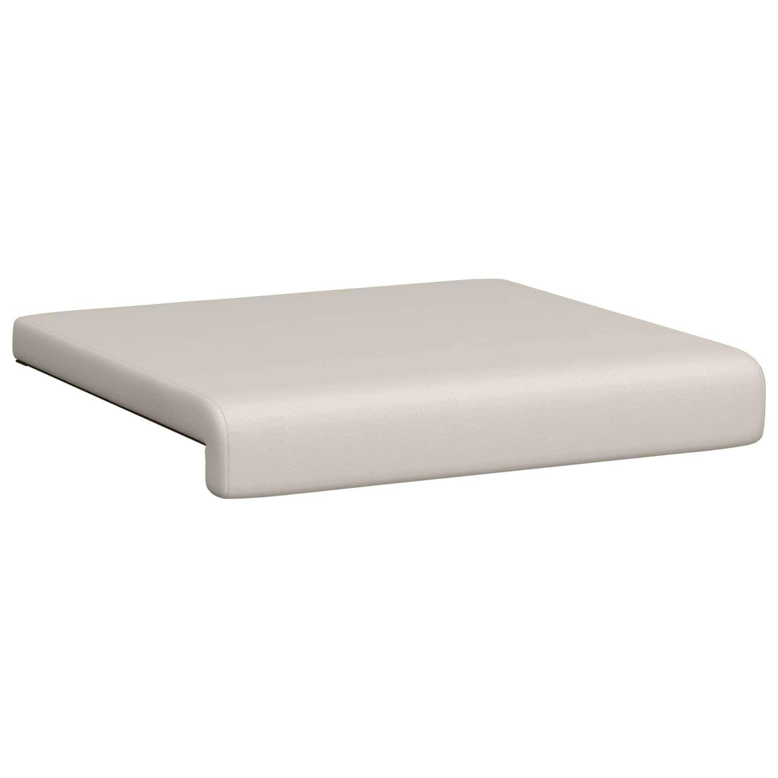 Fengshui Bankkissen 4er Set Struktursamt Hafer 35 cm | Rutschfeste Unterseite, Schaumstofffüllung, Holzwerkstoffrahmen, pflegeleicht mit feuchtem Tuch