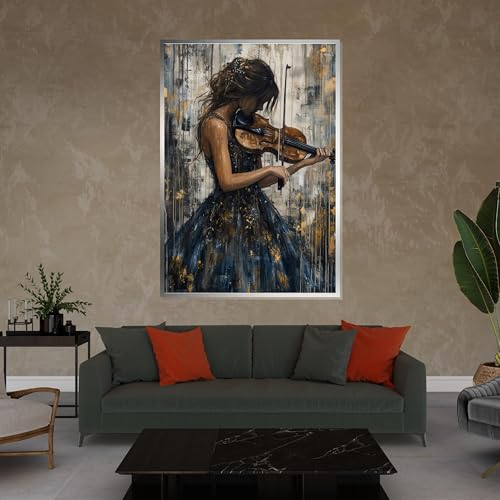 Tableau violoniste cadeau idéal mélomane amatrice de musique