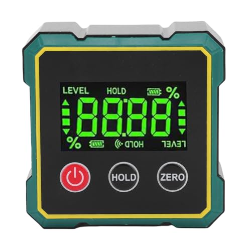 Medidor digital de ángulos ciciglow con base magnética miniatura 1