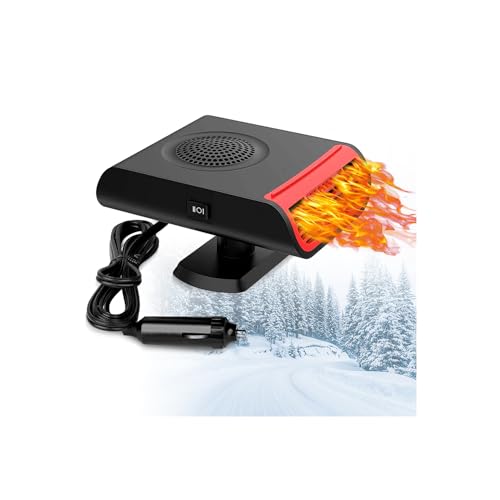 Chauffage de voiture portable élimine buée et givre sur pare-brise 12V
