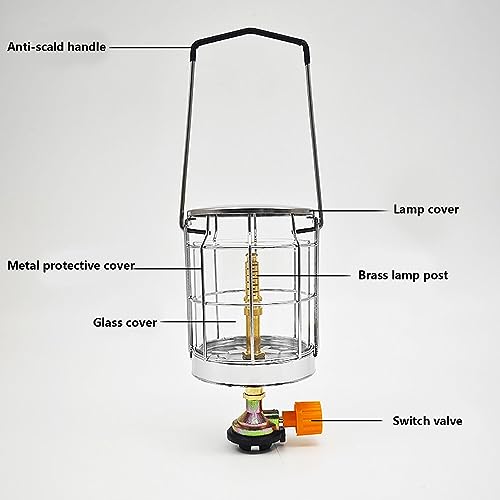Lanterne propane de camping légère : la solution anti panne de courant avec poignée intégrée - 5