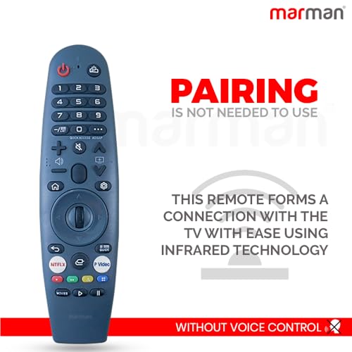 Image of marman Compatible with Compaq Web OS Tv Remote Control Original Suitable for HUEQ A Series 32 43 50 55 Inch Ultra HD LED 4K Televison Without Voice Command and Google Assistant - No Pairing Required