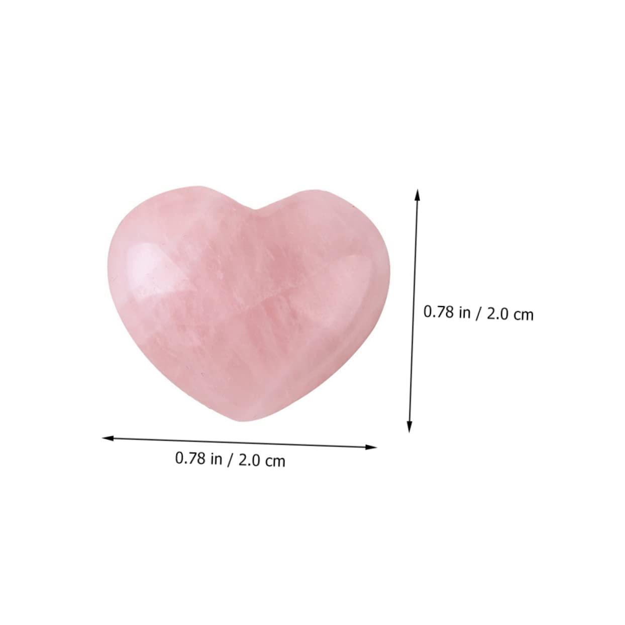 Ipetboom 18pezzi Pietre Cuore Naturali Per Bilanciamento Chakra Decorazioni Cristallo Per Guarigione e Per e Occasioni Speciali