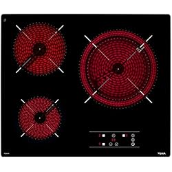 Vitrocerámica Schott Ceran Precio Teka TB PRO 6315 - Vitrocerámica 3 Fuegos 60 cm, Tecnología Touch Control, con Cronómetro, Vitrocerámica Teka Color Negro