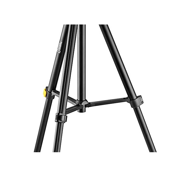 National Geographic Fotostativ-Kit, klein, 3-Wege-Kopf, Schnellwechselplatte, 4 Beinsegmente, Klemmverschluss… – Bild 5