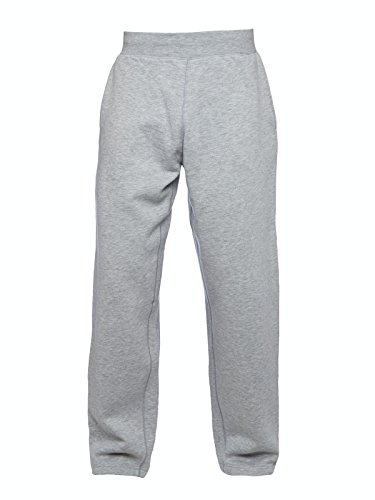 Pantalones de trotar para niños UC521 de alta densidad gris jaspeado 300 g/m²