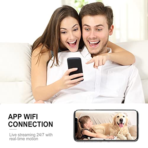 Image of javiscam 2024 Upgraded 2K Security Camera Wireless Indoor,Mini Security Nanny Camera,100 Days Standby Battery Life,Clear Night Vision,AI Motion Detection Alerts,Real Time Record Surveillance Camera