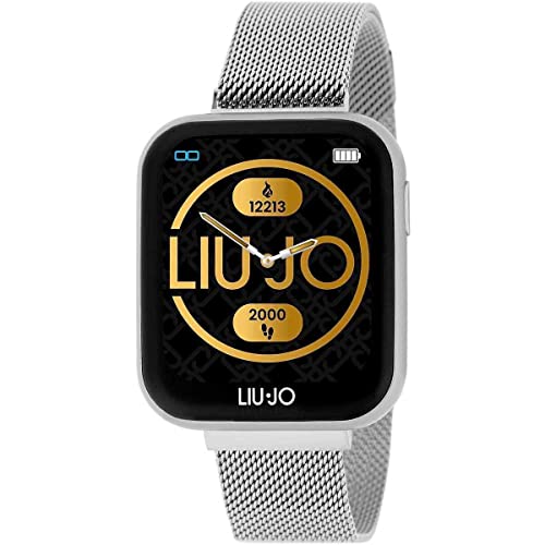 LIU JO Orologio analogico al quarzo da donna con cinturino in acciaio inox SWLJ051, argento, Bracciale
