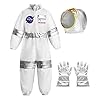 ReliBeauty Astronaut kostuum kinderen jumpsuit onesie wit