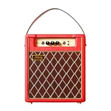 2026 Retroman Combo Pre-Tube Guitar Amplifier -Compact and Powerful Amp for Professional Performances and Practice Sessions Red Color