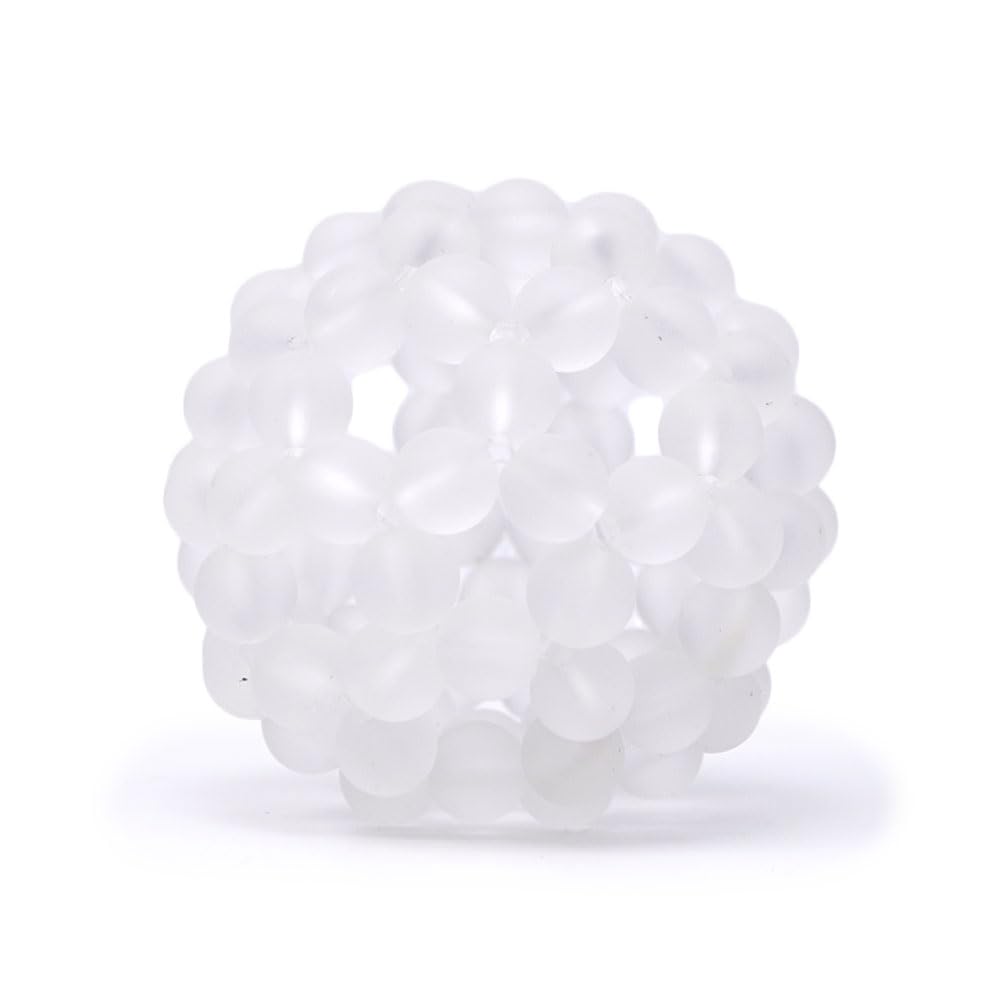 Amazon.co.jp: フロストクリスタル 8mm フラーレン 丸玉 直径 約5cm