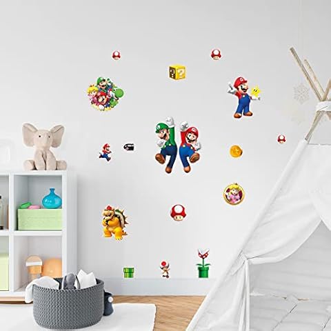 Decographics Vinilo Pared Infantil Mario Bros 64 Cover
