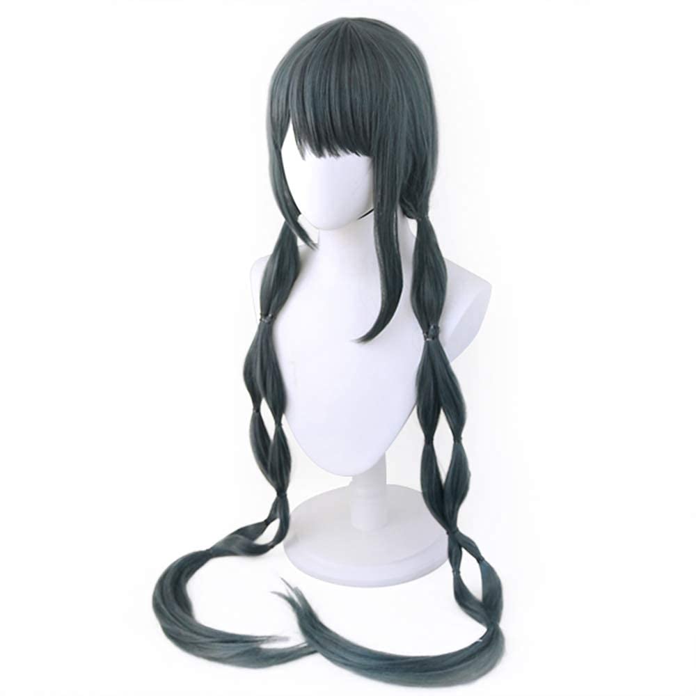 Danganronpa Tenko Chabashira peruka do kostiumu do gry, akcesoria (zielona)