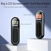 FM Portable Radio, Rechargeable Pocket Radio with Best Reception Digital Tuning, LCD Screen,Belt Clip, Stereo Sound Earphone Jack for Gym, Jogging, Walking, Camping