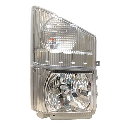 HeadLight with Corner Lamp - Passenger Side (Fit: 2008-2017 Isuzu NRR and NPR , 2008-2010 GMC W4000 W4500 Trucks.)
