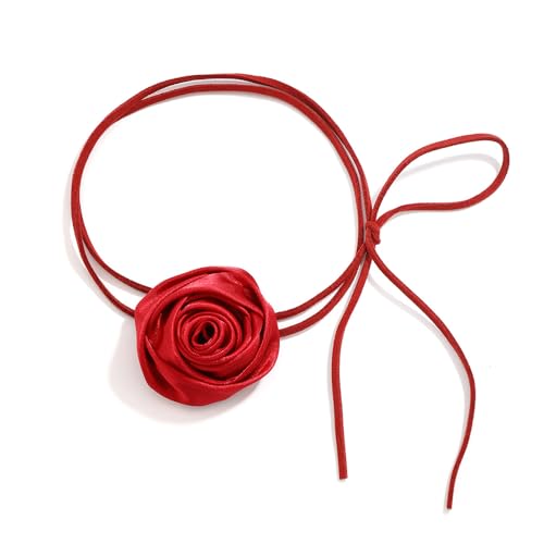 BERYUAN Velvet Floral Choker Necklace lace Velvet Floral Choker Statement