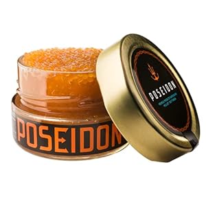 Poseidon – Kaviaarparels van Bottarga [100 g] Gemaakt van luxe Bottarga van Sardinië [Italië] [Premium kaviaaralternatief] Kosher