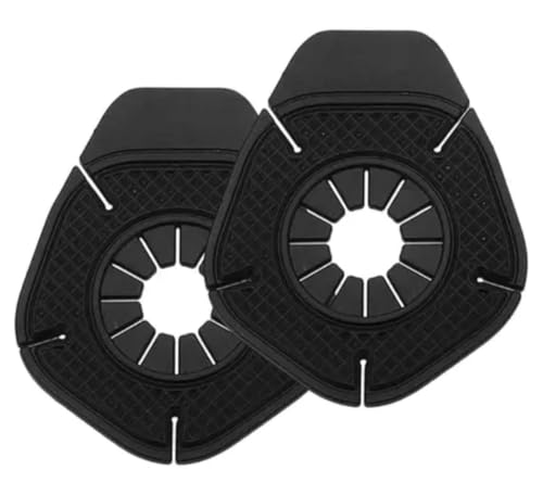 Image of Car Wiper Hole Protection Cover, Universal ABS Protector Pad, Anti-Rust and Debris Guard, Black, 2 Pack