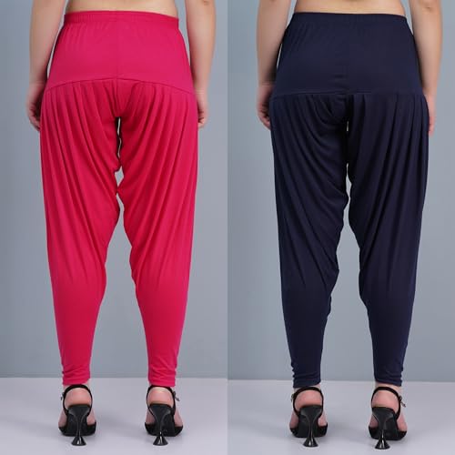 Image of Buy That Trendz Patiala Salwar for Women Relaxed Fit Viscose Patiyala Salwar Harem Bottom Pants