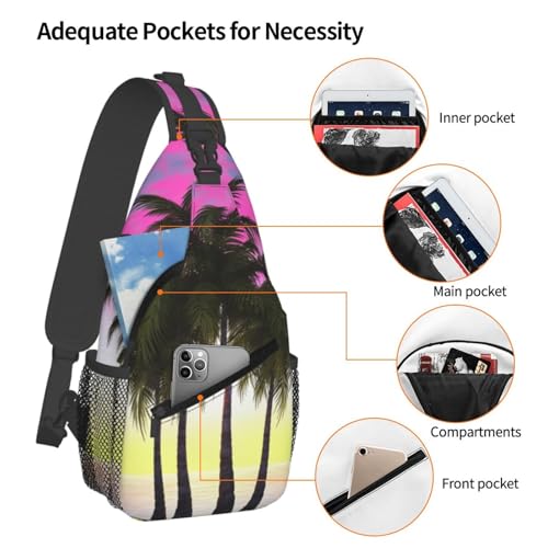 Bolso tipo canguro negro para uso urbano miniatura 3