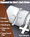 Besteel 925 Sterling Silver Cross Necklace for Men Women, 5MM Durable Stainless Steel Cut Cuban Link Curb Chain with Silver Cross Pendant, Mens Cross Crucifix Necklaces Jewelry 41.5cm