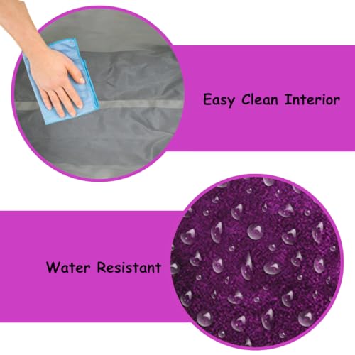 Image of NGIL Medium Top Zipper Closure Canvas Tote Bag with Attached Matching Coin Purse For Moms and Nurses