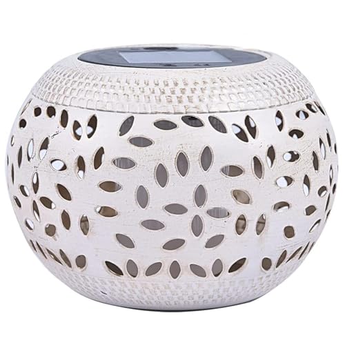 Lanterne solaire flammes danse lampe décorative jardin patio chambre rond hollowed
