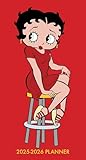 Officially Licensed Betty Boop 2-Year 2025-26 3.5' x 6.5' Monthly Pocket Planner by Willow Creek Press