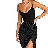 Gli abiti midi da donna ti daranno un look sexy e seducente. Questo abito casual da donna con volant può essere indossato con tacchi a spillo e una borsa tote elegante