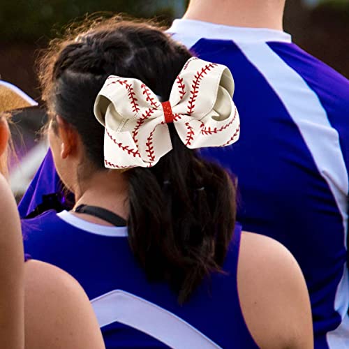 Pinzas para el cabello Jumbo Baseball de 7.5 pulgadas miniatura 3