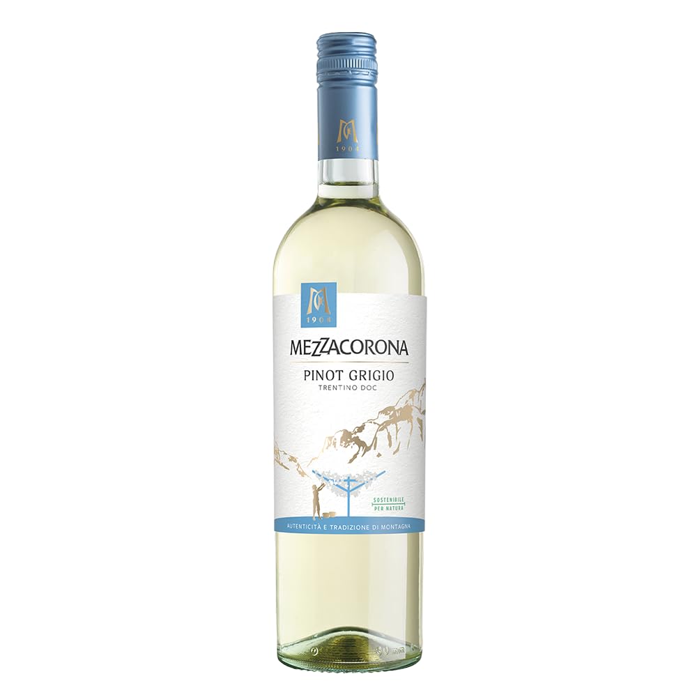 Mezzacorona Pinot Grigio DOC, trocken, sortenreines Weinpaket + VINOX Winecards (6x0,75l)