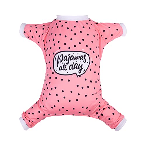 Image of CuteBone Small Dog Pajamas Shirt Stretchy Summer Puppy Pjs Soft Cat Onesies Pet Clothes for Daily Wear DA13M