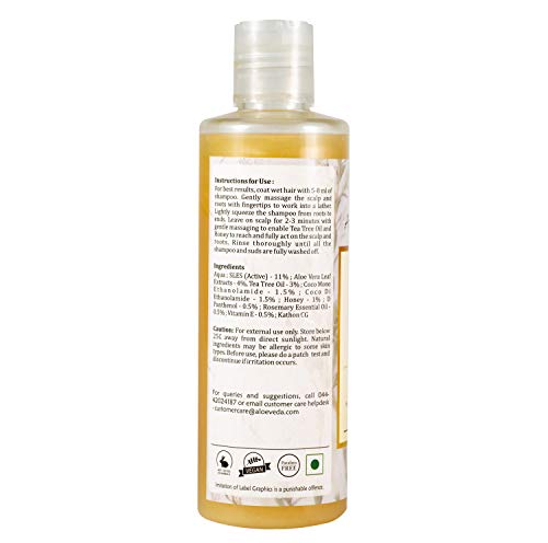 Image of Aloe Veda Anti Dandruff Cleansing Shampoo with Tea Tree Oil, 200ml