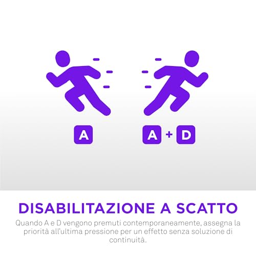 Function Elite MiniTKL Tastiera da gaming magnetica RGB – Azionamento regolabile –interruttori effetto Hall a doppia guida – attivazione rapida – polling a 8K – DE-ISO – Nero - Tastiera gaming - Immagine 4