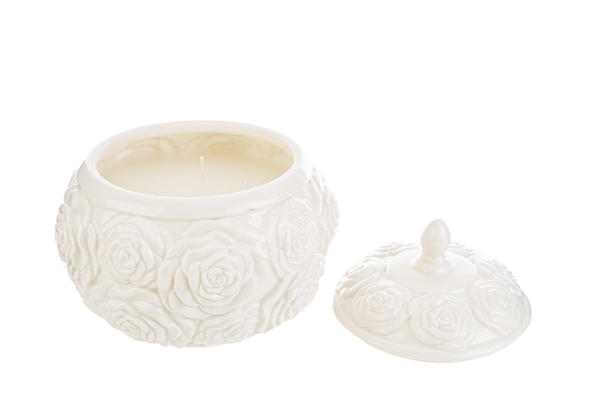 Gastgeschenk Hochzeit Elegante Duftkerze Porzellanbox dekoriert ST 56515