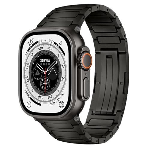 Bracelet titane iWatch anti-irritation et ultra léger pour Apple Watch SE 9