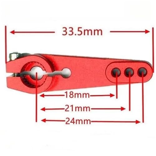Bras servo 25T en métal robuste pour direction précise de voiture RC